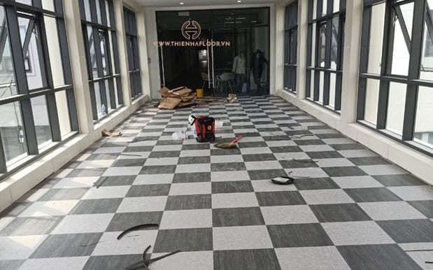 Galaxy 3202 and 3105 Mix Vinyl Flooring Project