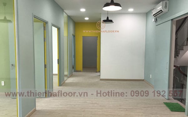 Galaxy Gold Vinyl Flooring Installation Project in District 7
