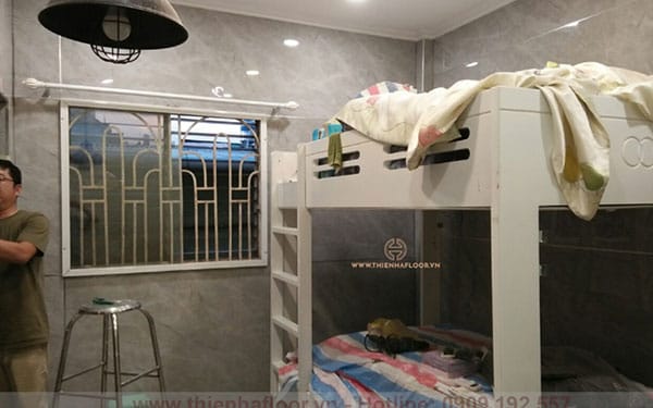 Công trình tấm PVC kết hợp lam sóng tại Quận 8