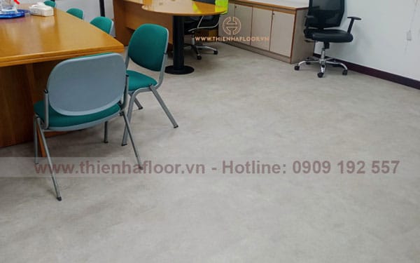 Install Galaxy Fashion tile vinyl flooring for Heineken factory office