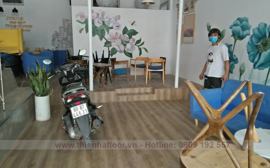 Thi công sàn nhựa USplus tại Trảng Bom