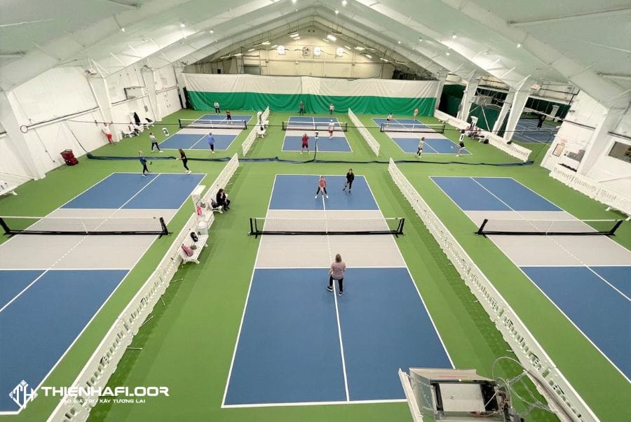 Thảm Sân Pickleball Ibtflor Là Giải Pháp Tối ưu Cho Sân Trong Nhà