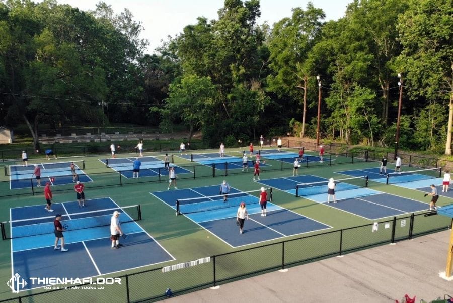 Outdoor Pickleball Court