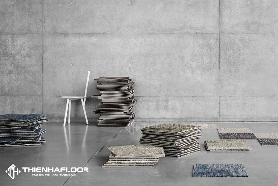 Site survey to accurately determine the quantity of office carpet tiles
