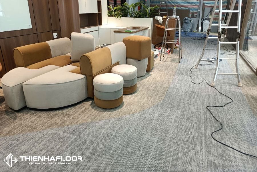 Installation of Star Field Carpet in District 2 2