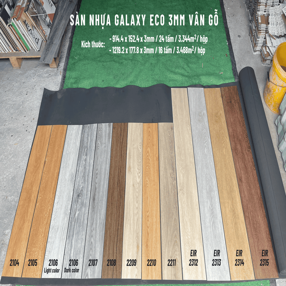 Galaxy Eco Wood Grain Vinyl Flooring Image 2 Copy