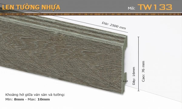 Len chân tường TW133