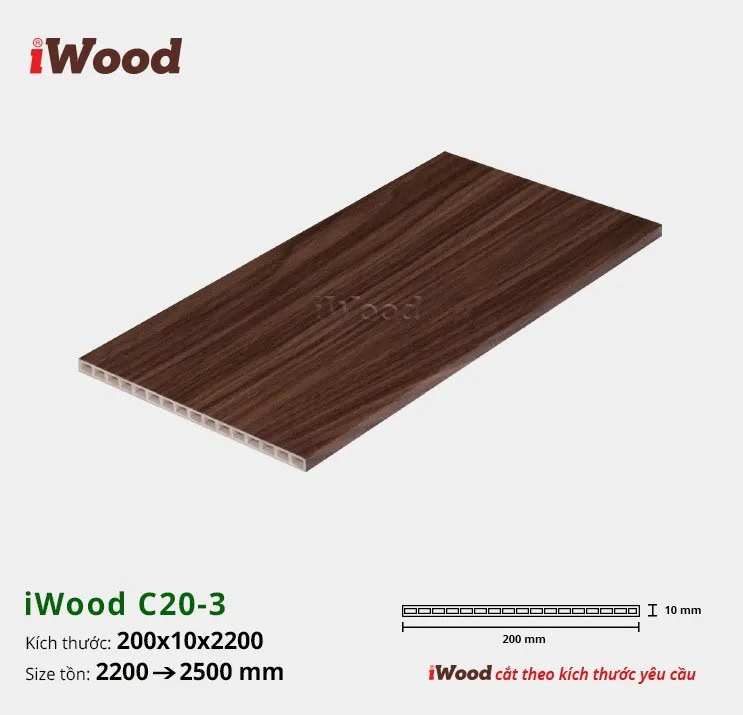 Mặt Đứng Bậc Cầu Thang iWood C20-3