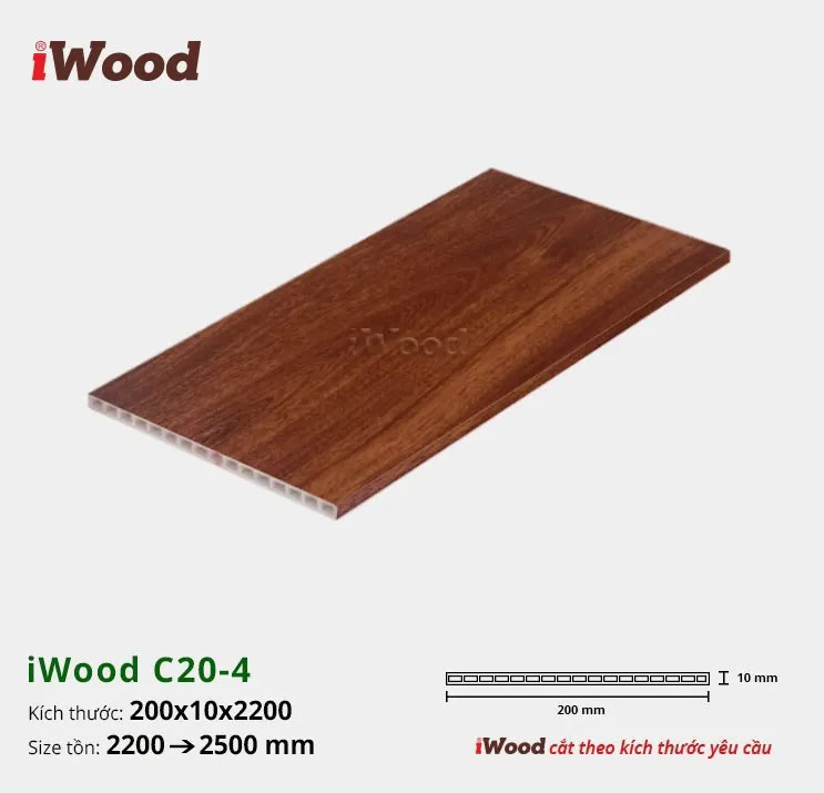 Mặt Đứng Bậc Cầu Thang iWood C20-4
