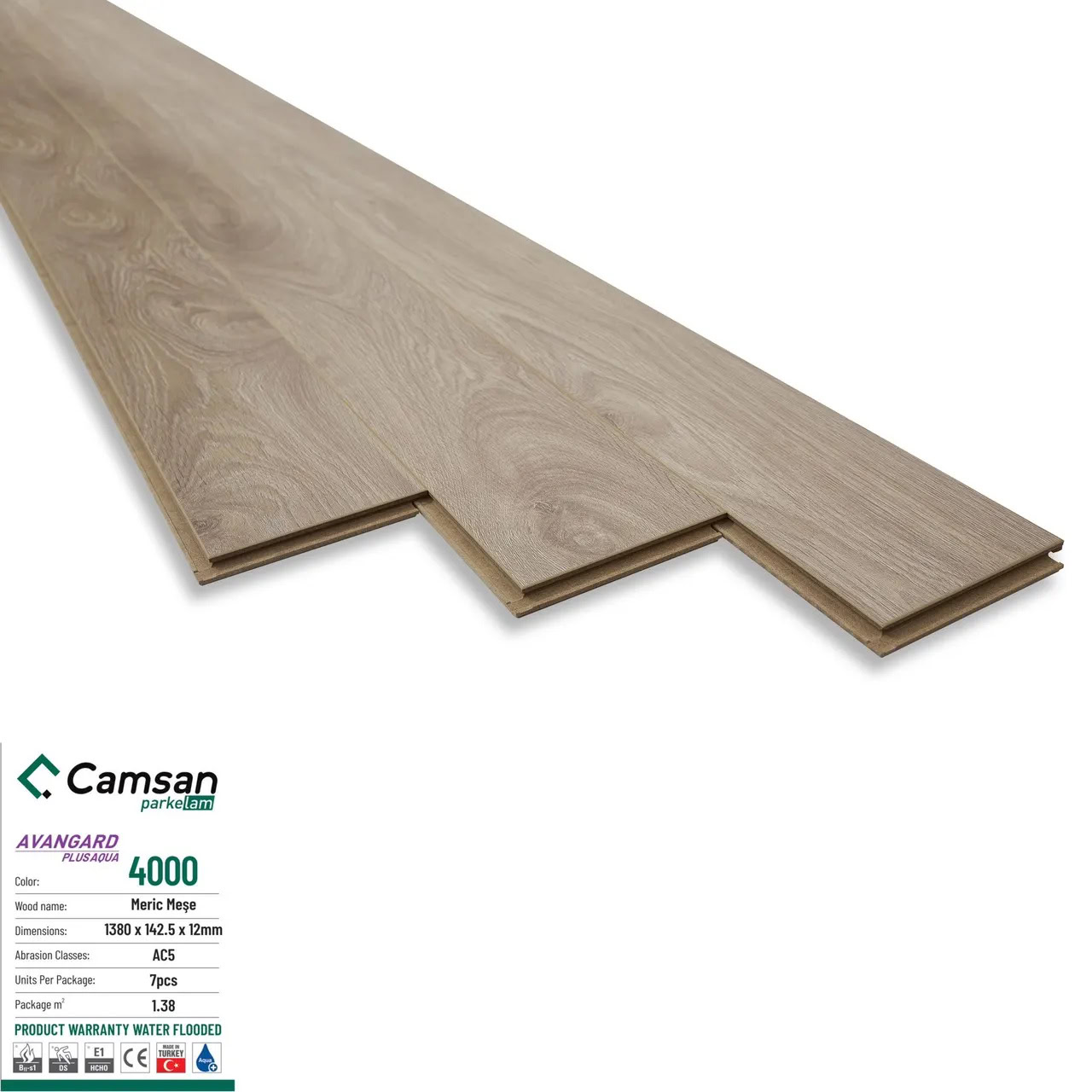 Camsan Aqua 4000 12mm Laminate Flooring