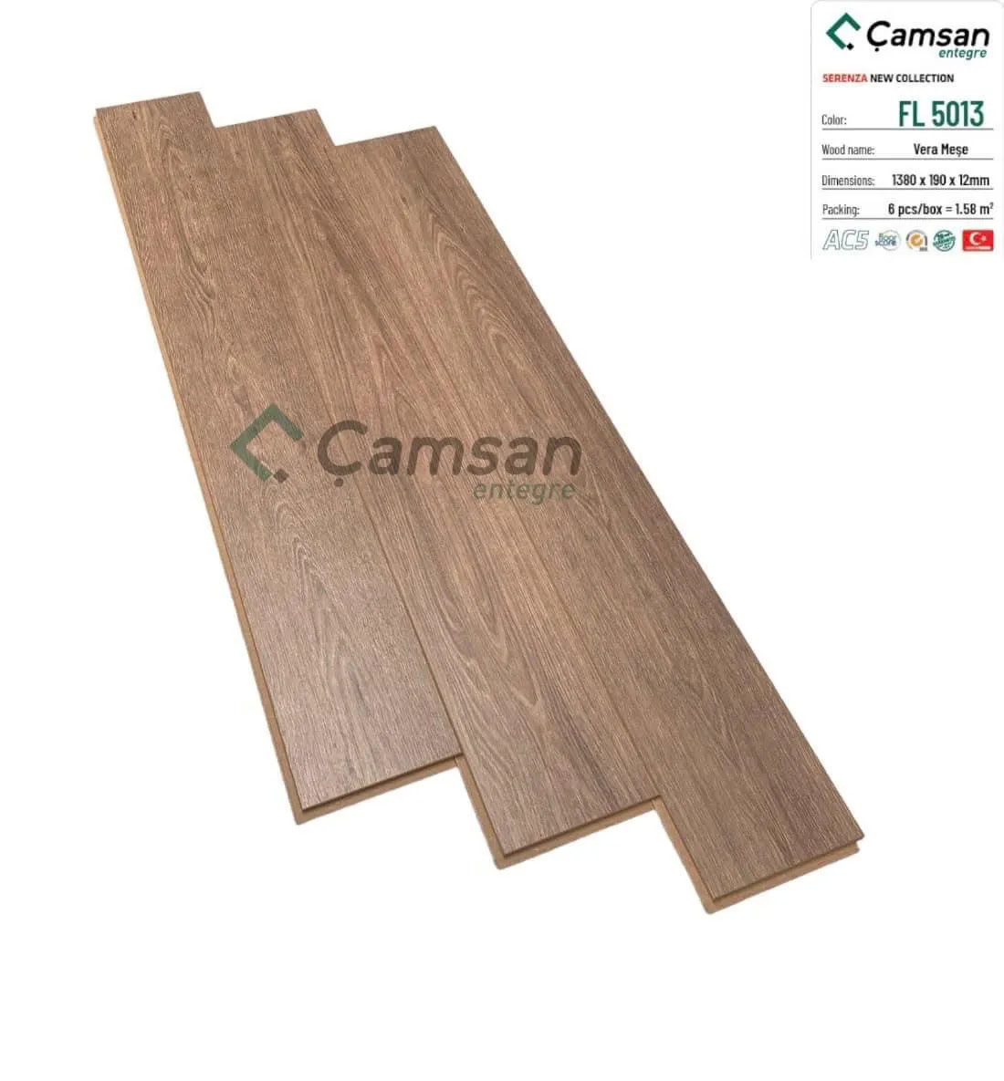 Sàn Gỗ Camsan Serenza FL 5013 12mm