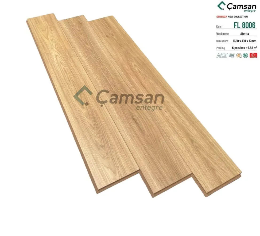Sàn Gỗ Camsan Serenza FL 8006 12mm