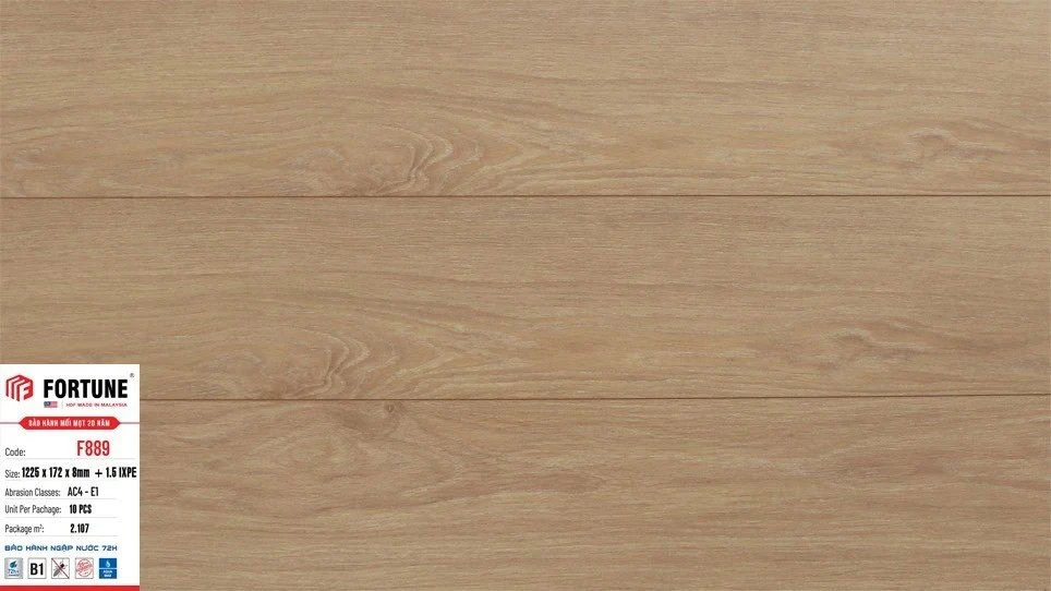 Sàn Gỗ Fortune F889 8mm