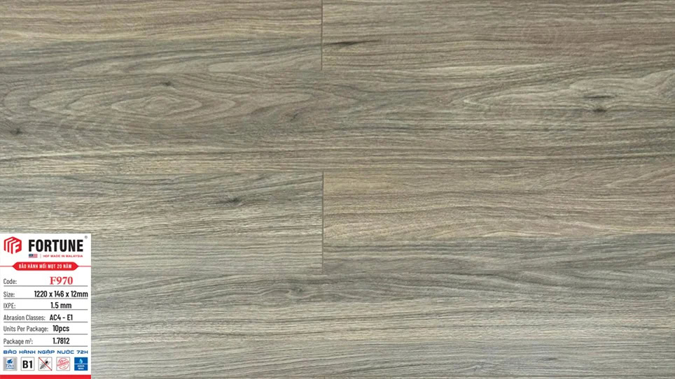 Sàn Gỗ Fortune F970 12mm