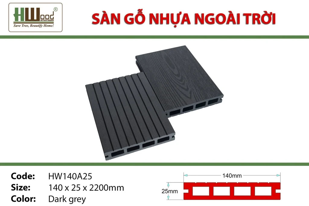Hwood HW140A25 Outdoor Wood Flooring