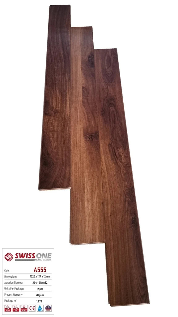 Sàn gỗ Swiss One A555