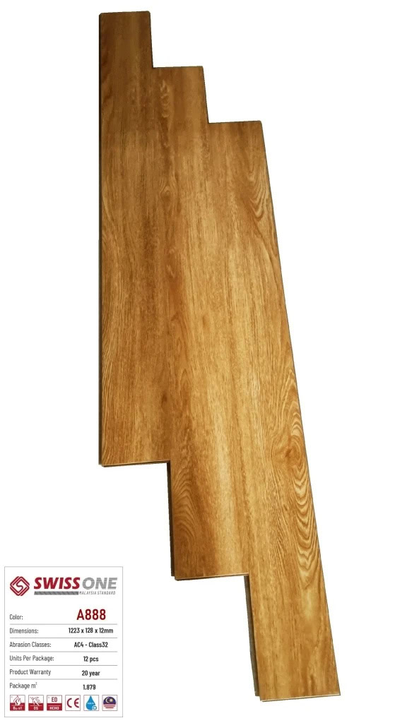 Sàn gỗ Swiss One A888