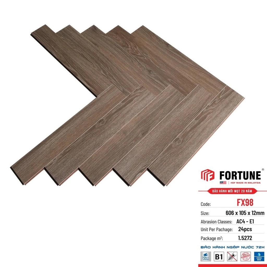 Sàn Gỗ Xương Cá Fortune FX98