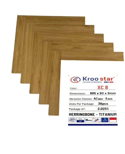 Sàn Gỗ Xương Cá KrooStar XC8