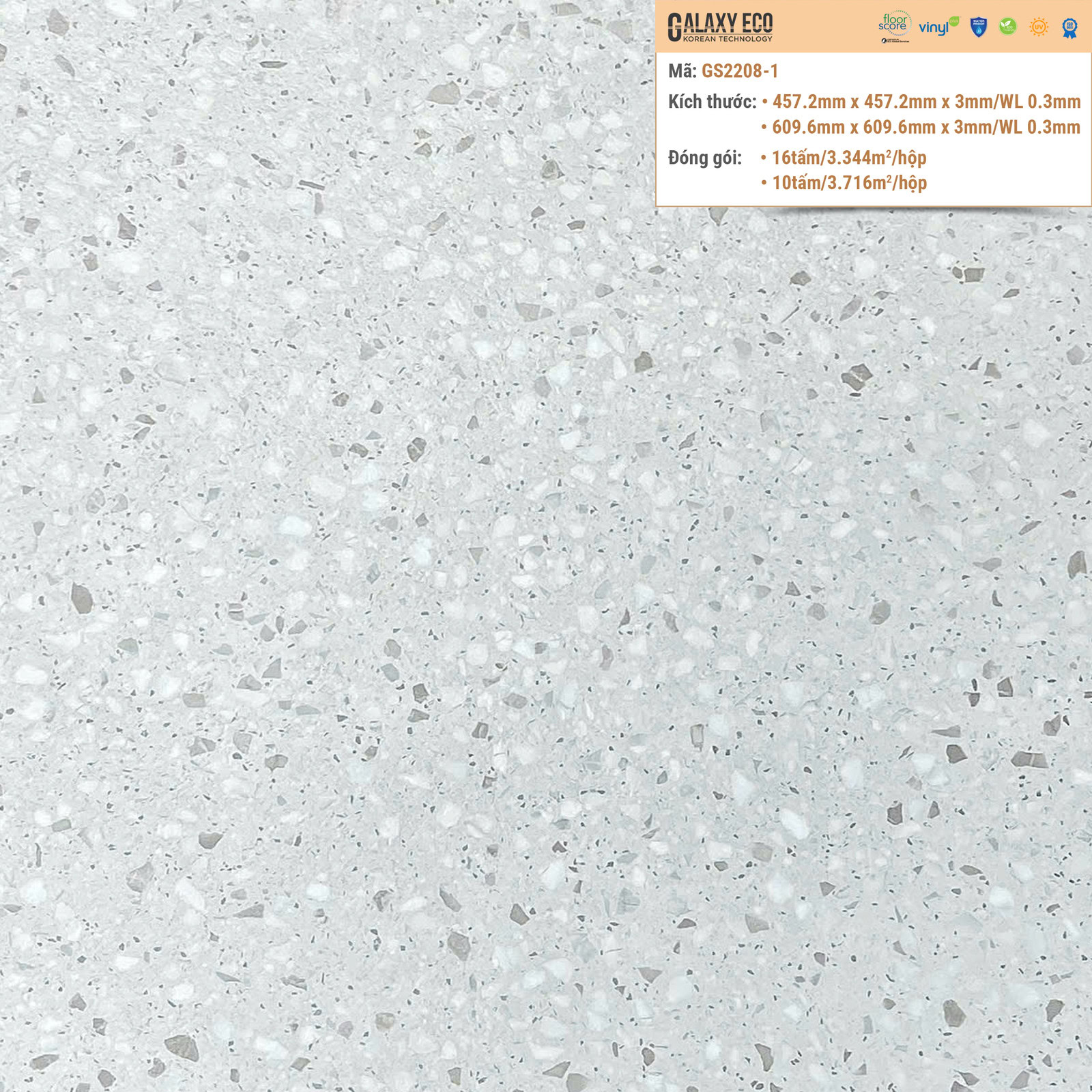 Galaxy Eco GS2208-1 vinyl flooring
