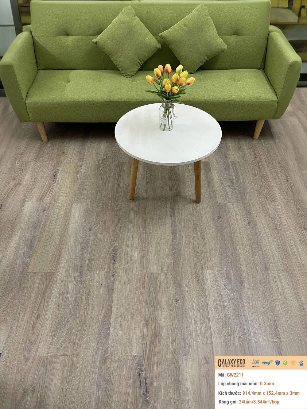 Sàn Nhựa Galaxy Eco GW2211