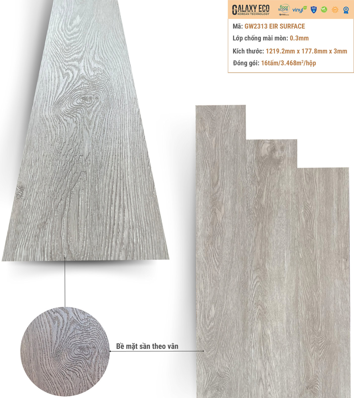 Galaxy Eco GW2313 Vinyl Flooring