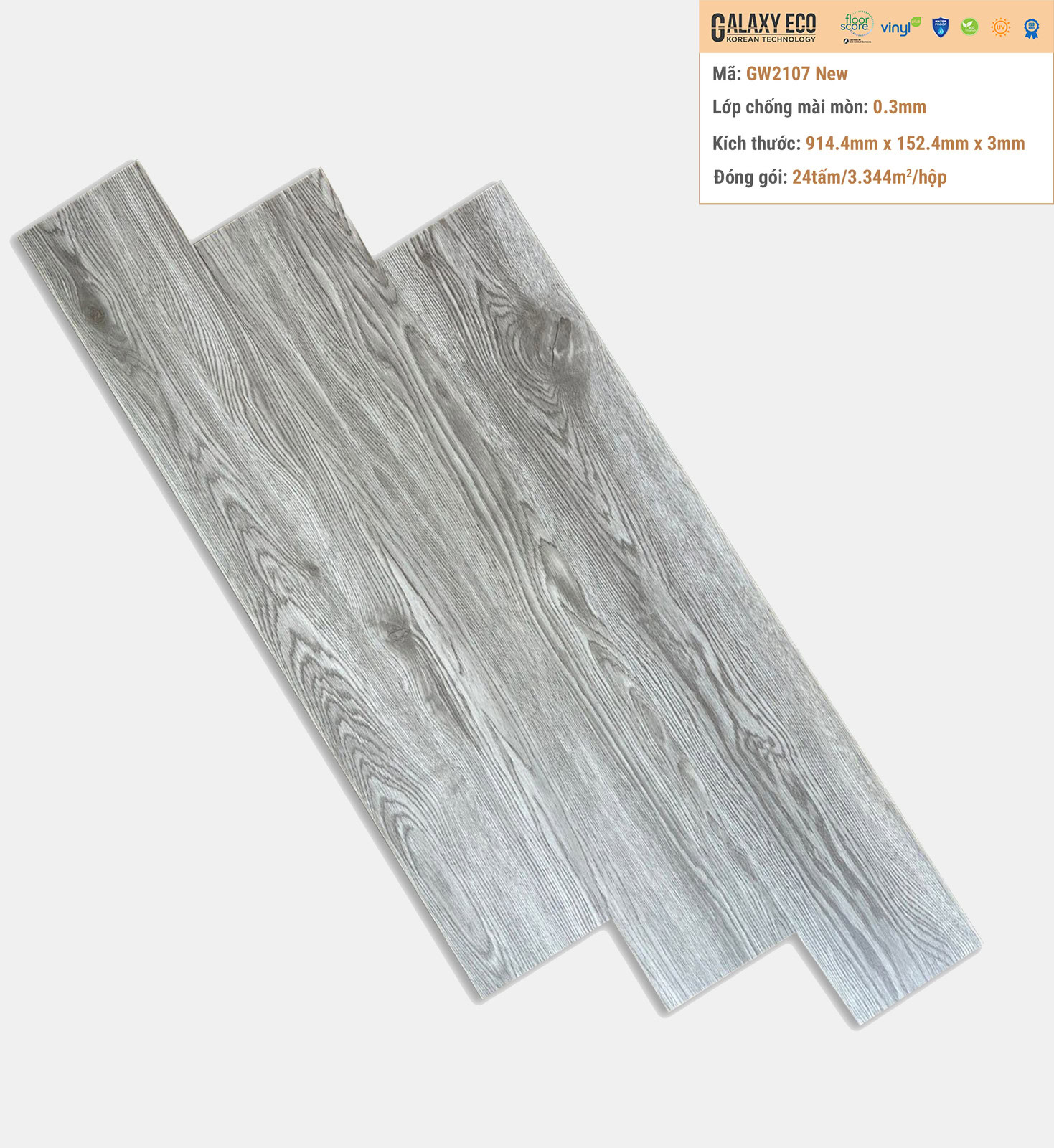 Galaxy Eco GW2107 New vinyl flooring
