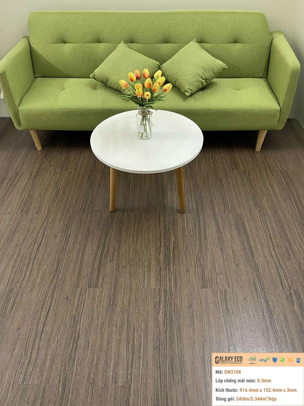 Sàn Nhựa Galaxy Eco GW2108