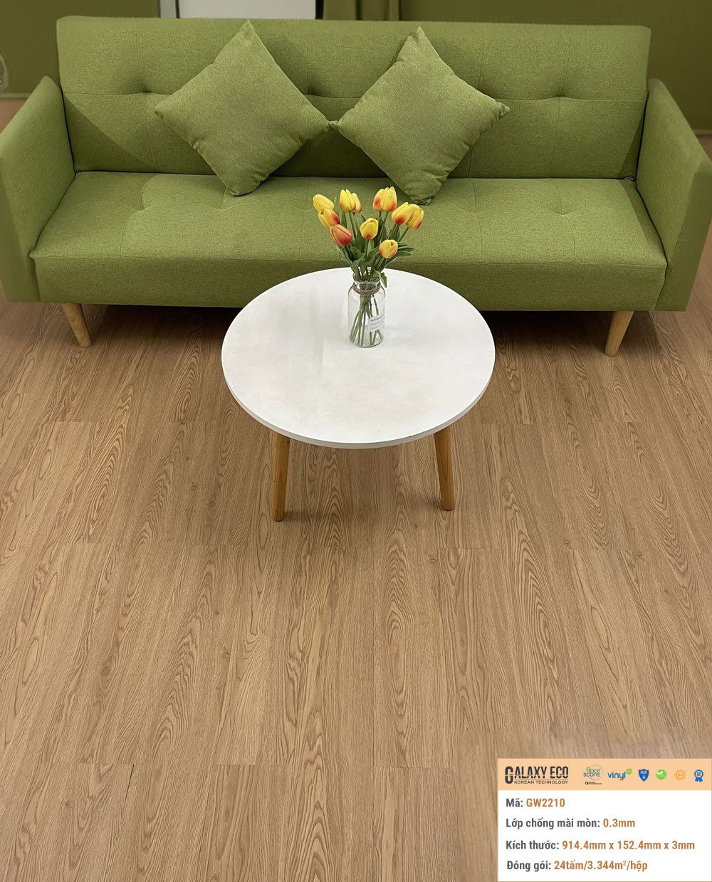 Sàn Nhựa Galaxy Eco GW2210