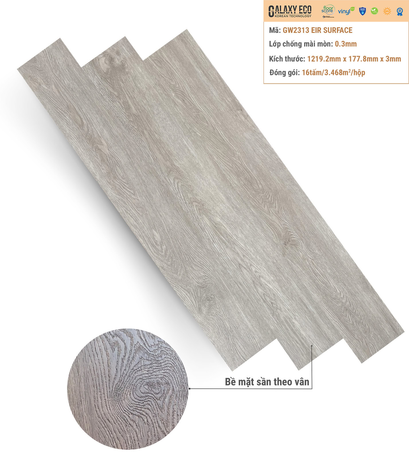 Galaxy Eco GW2313 Vinyl Flooring