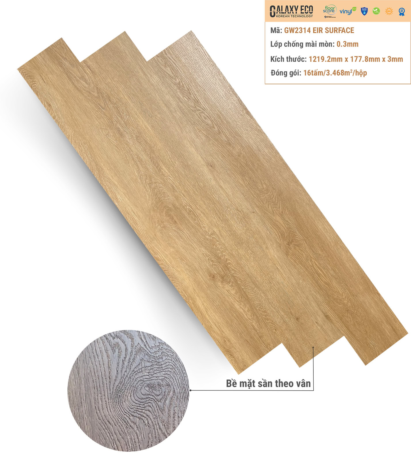 Galaxy Eco GW2314 Vinyl Flooring