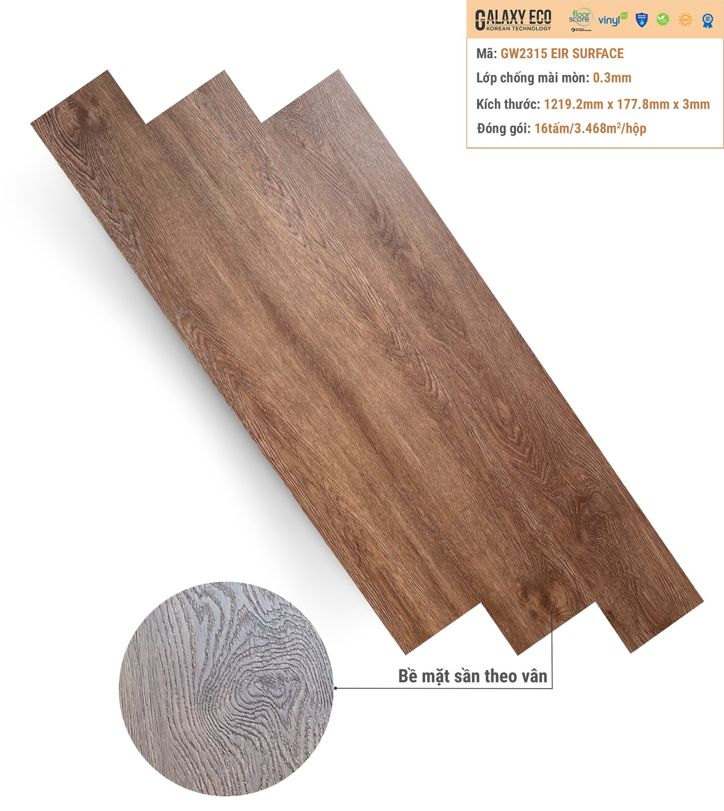 Galaxy Eco GW2315 Vinyl Flooring