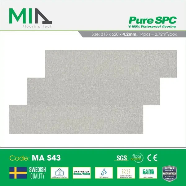 Sàn Nhựa Hèm Khóa MIA MA-S43