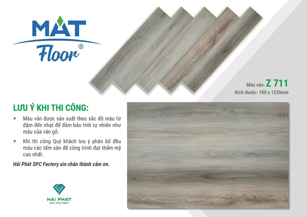 Sàn Nhựa Hèm Khóa MatFloor ZB711