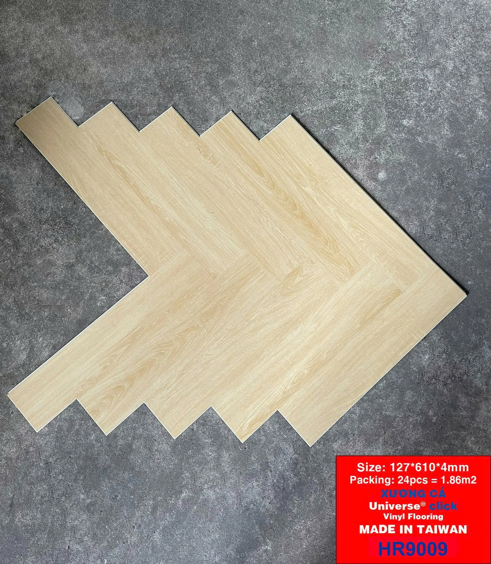 Universe HR9009 Herringbone vinyl flooring