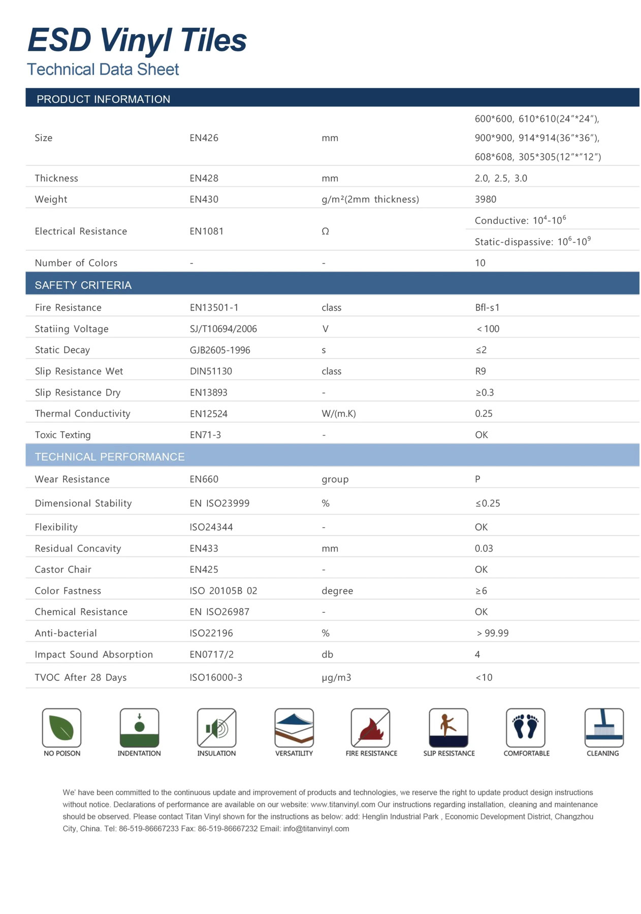 Jinhai Anti-static Vinyl Flooring