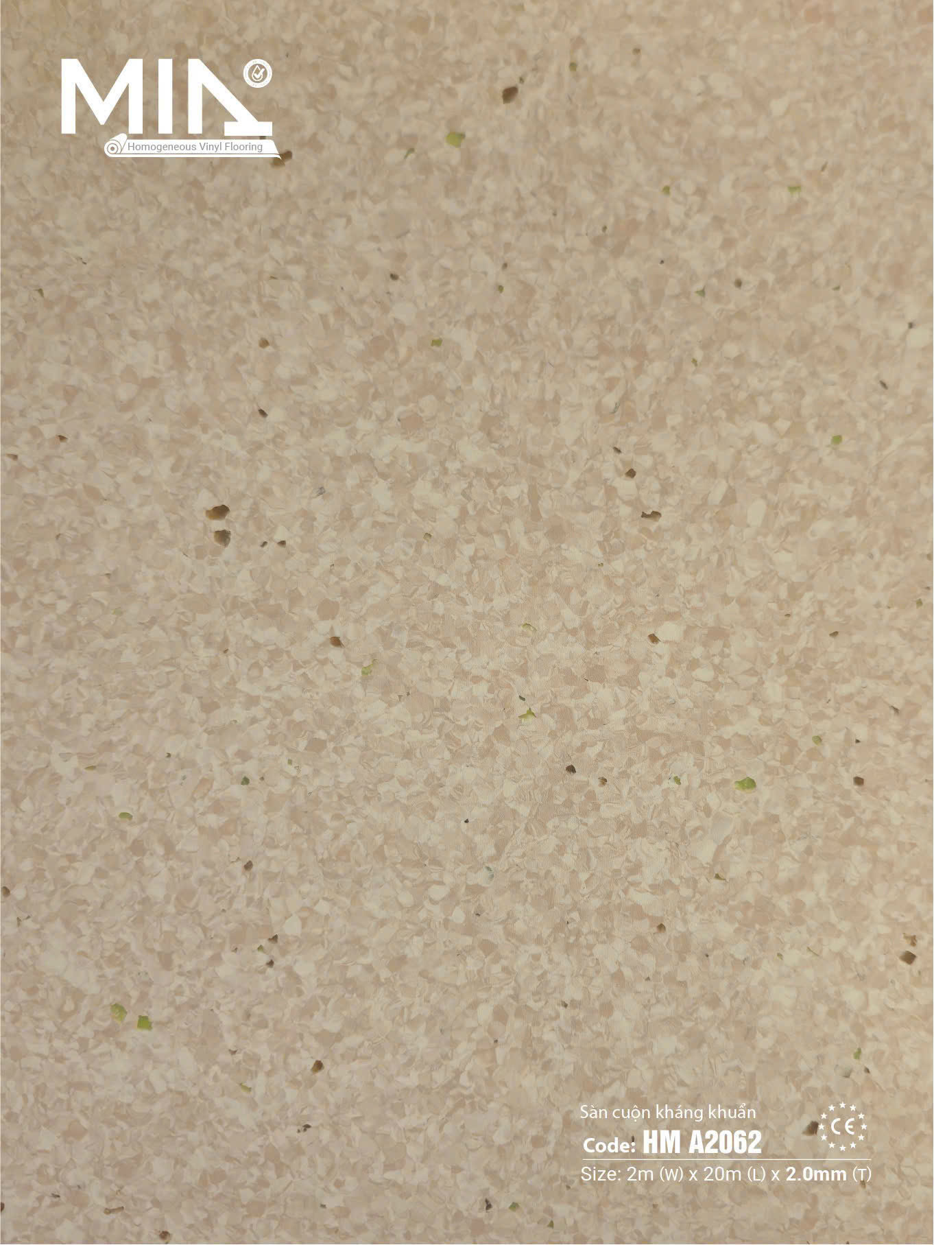 MIA HM-A2062 Antibacterial Vinyl Roll Flooring