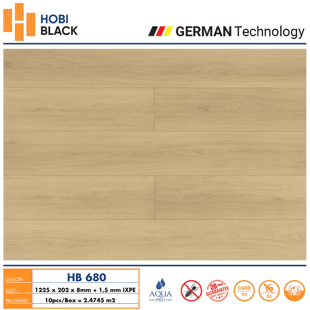 Hobi Black HB 680 Laminate Flooring