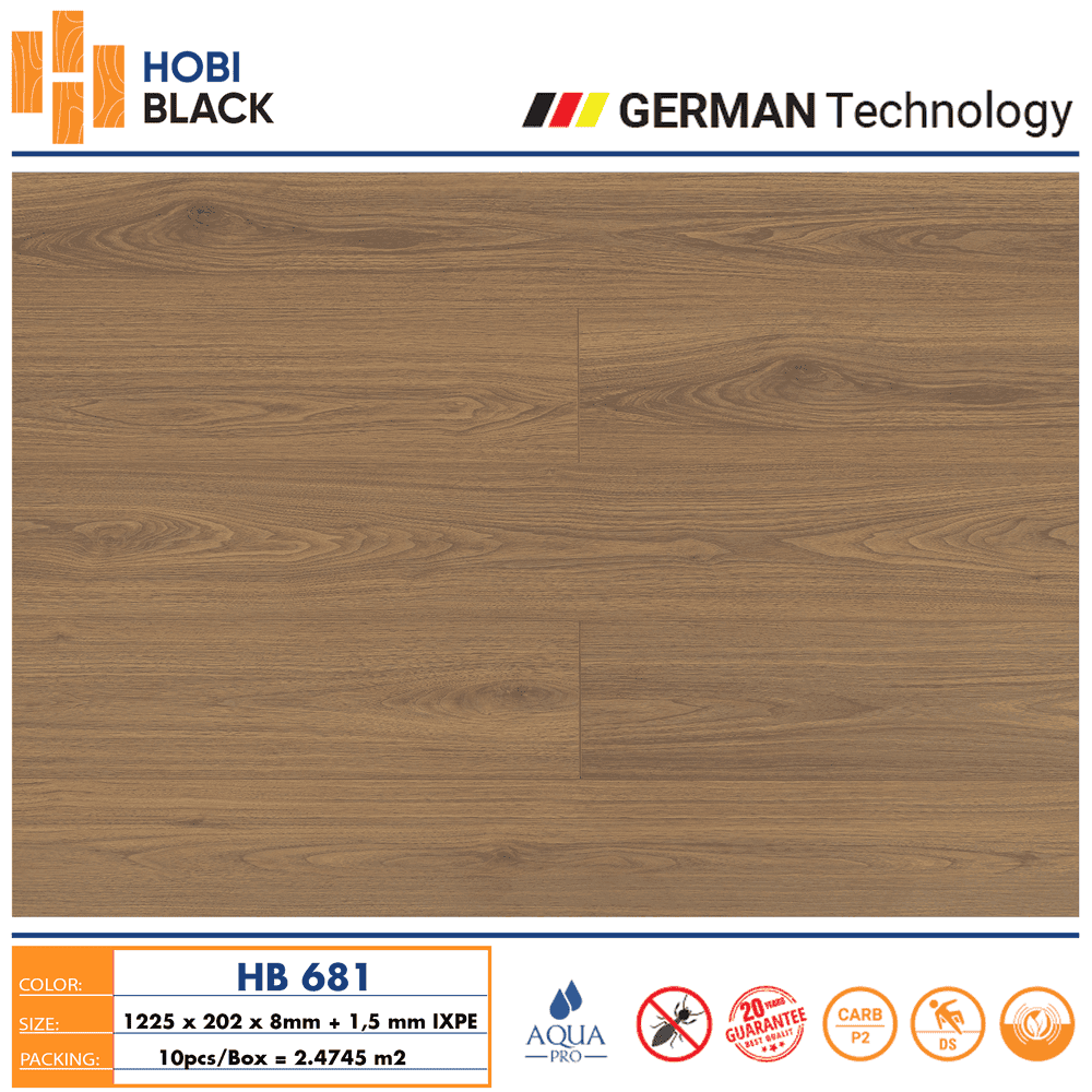 Hobi Black HB 681 Laminate Flooring
