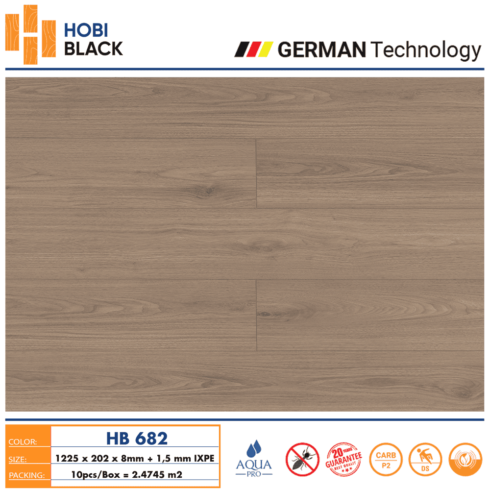 Hobi Black HB 682 Laminate Flooring