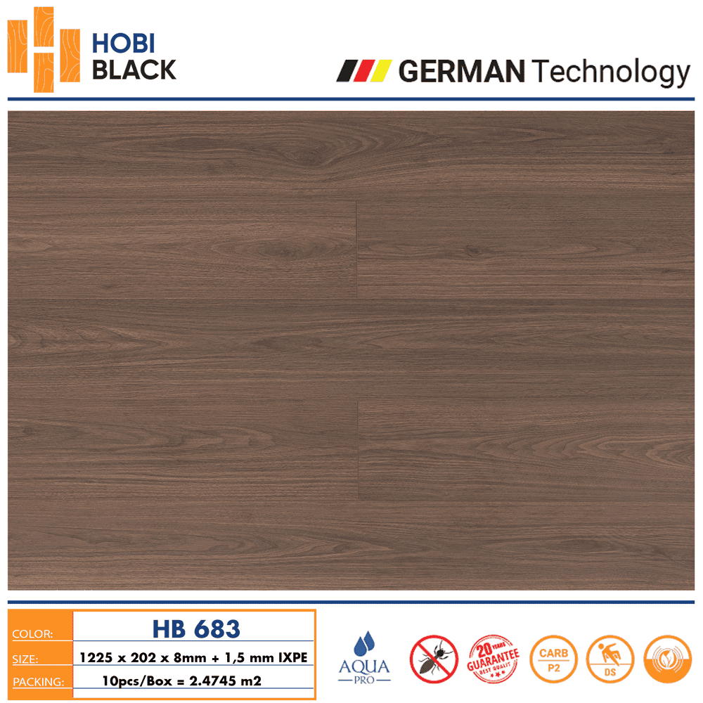 Hobi Black HB 683 Laminate Flooring