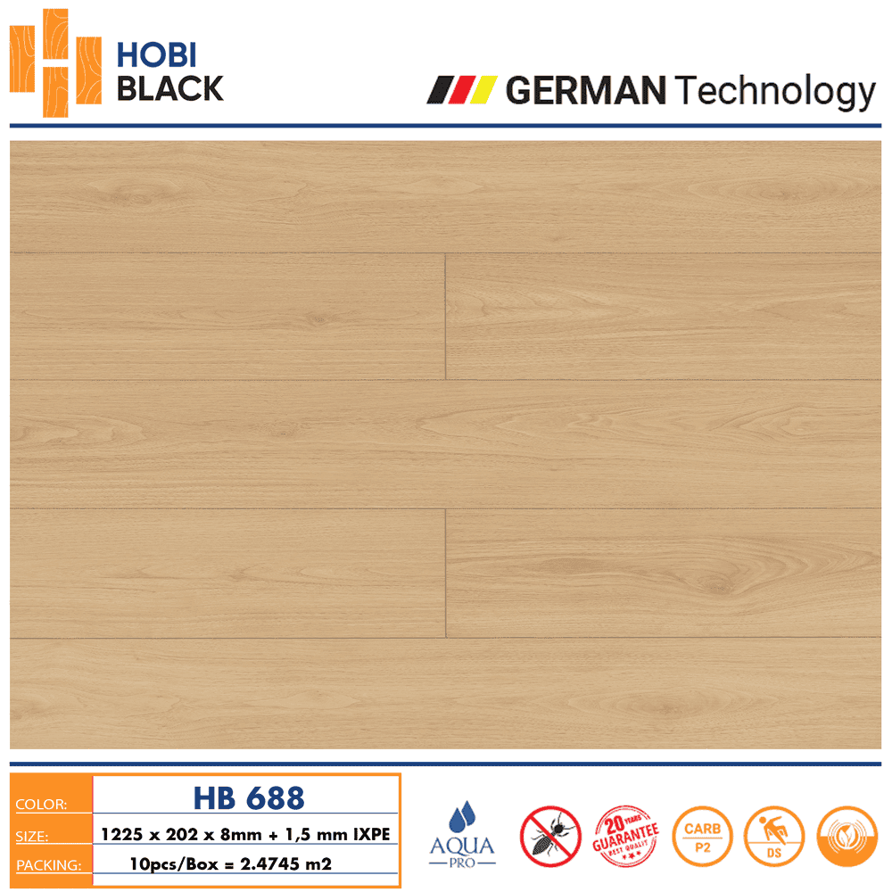 Hobi Black HB 688 Laminate Flooring