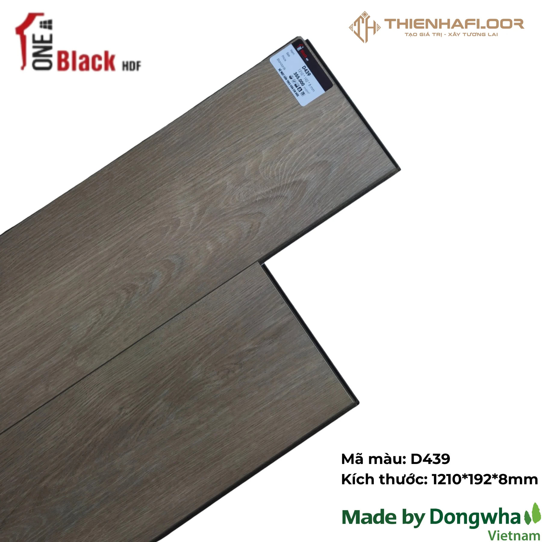 Sàn Gỗ One Black D439 8mm