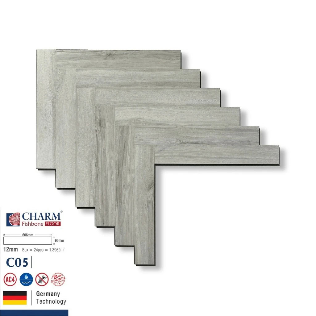 Sàn gỗ xương cá Charm Wood C05