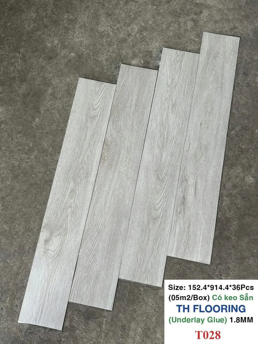 TH Floor T028 Adhesive Vinyl Flooring