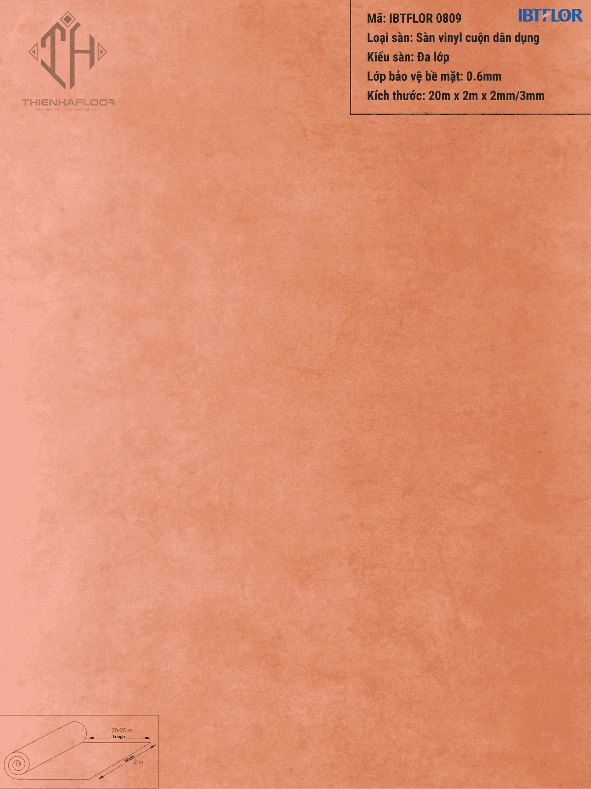 IBTFLOR 0809 Vinyl Roll Flooring