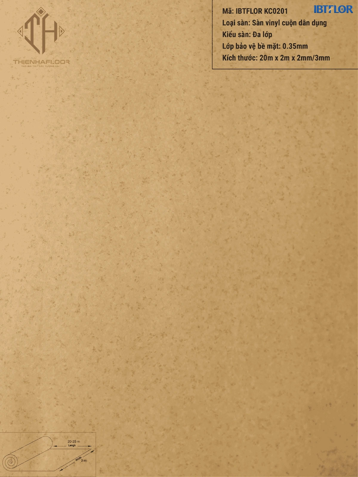 IBTFLOR KC0201 Vinyl Roll Flooring