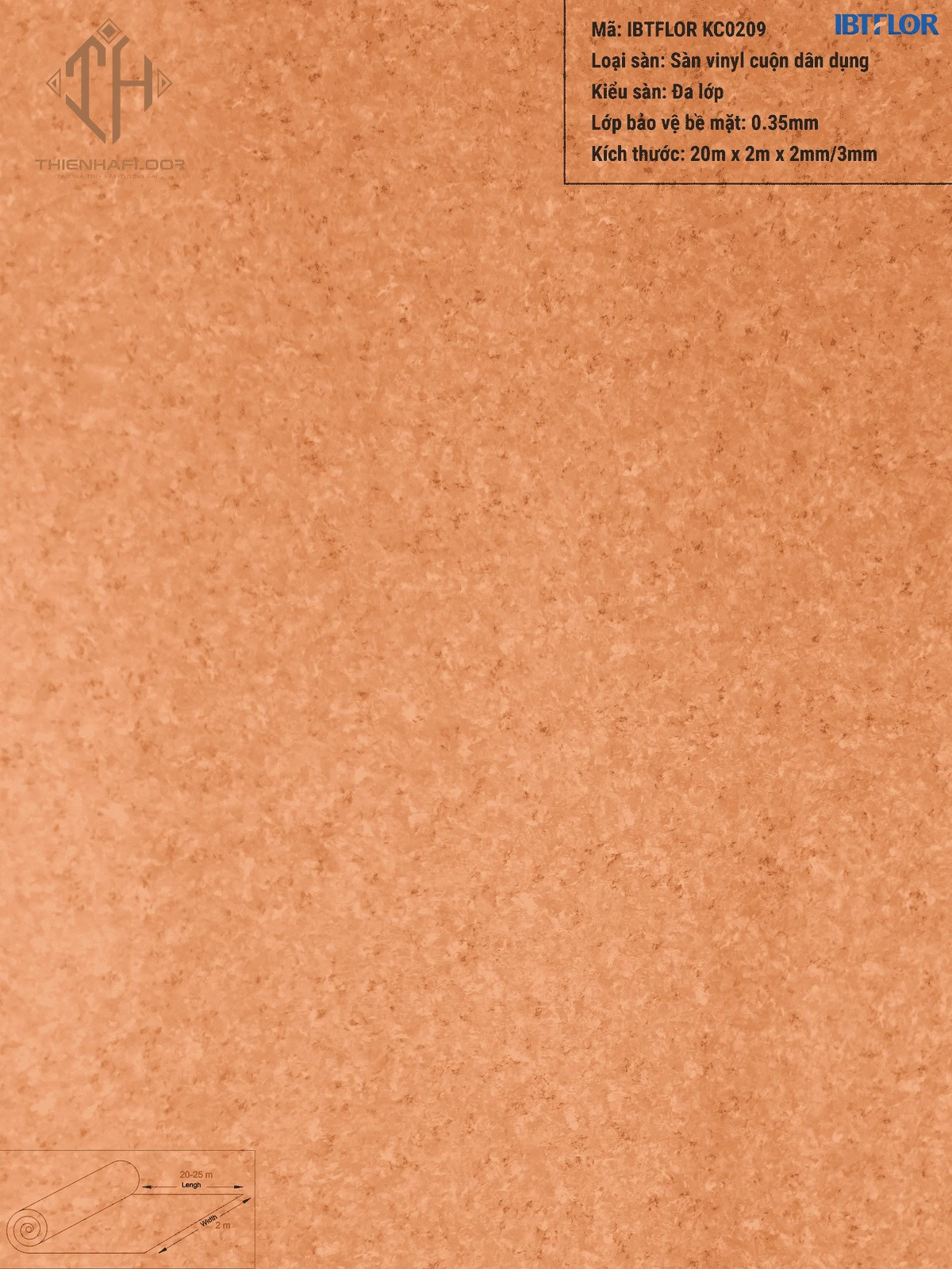 IBTFLOR KC0209 Vinyl Roll Flooring