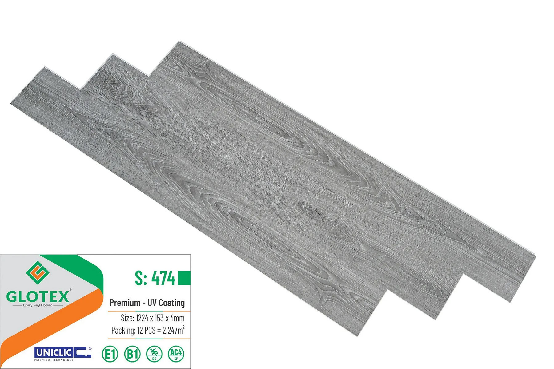 Glotex S474 Click-lock Vinyl Flooring