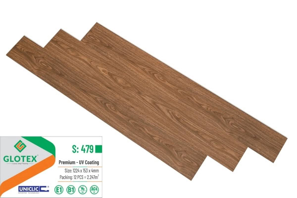 Sàn nhựa hèm khóa Glotex S479